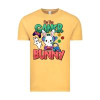Vintage Mustard I'm the game Bunny Easter day Vintage Tee - HowdyJamesFarm