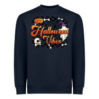 Navy halloween vibes Heavyweight Sweatshirt - Artiststas