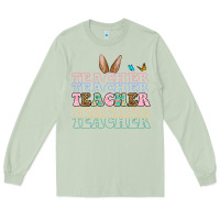Matcha Easter bunny Teacher Long Sleeve Tee - OliviaCreatesArt