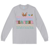 Moon Dust Easter bunny Teacher Long Sleeve Tee - OliviaCreatesArt
