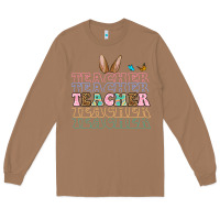 Toasted Coconut Easter bunny Teacher Long Sleeve Tee - OliviaCreatesArt