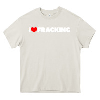 Cream I Love Fracking Heavy Core Tee - longCreatives