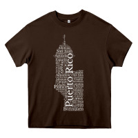 Chocolate Brown Puerto Rico El Moro Prideful Puerto Rican Cities and Towns Heavy Core Tee - longCreatives