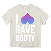 Cream I Love Rave Booty I Heart Rave Tops Heavy Core Tee - longCreatives