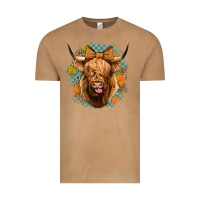 Vintage Camel fall highland cow Vintage Tee - Jasminsmagicworld