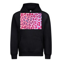 Black leopard background pink shimmer 3200x2400 Urban Hoodie - AdoDesignShop