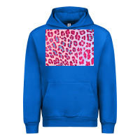 Cobalt leopard background pink shimmer 3200x2400 Urban Hoodie - AdoDesignShop