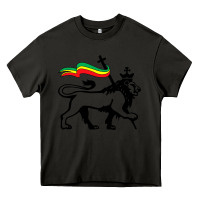 Asphalt Rasta Lion of Judah Rastafarian Reggae Lion and Christian Heavy Core Tee - longCreatives