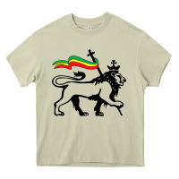Mossy Rasta Lion of Judah Rastafarian Reggae Lion and Christian Heavy Core Tee - longCreatives