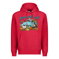 Cardinal Happy Fall Y'all Premium Hoodie - LillyAllenDesigns