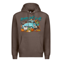 Coffee Happy Fall Y'all Premium Hoodie - LillyAllenDesigns