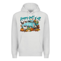 Dove Grey Happy Fall Y'all Premium Hoodie - LillyAllenDesigns
