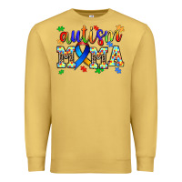 Antique Gold autism mama Premium Sweatshirt - AdoDesignShop