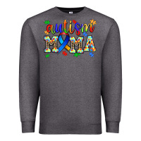Charcoal Heather autism mama Premium Sweatshirt - AdoDesignShop