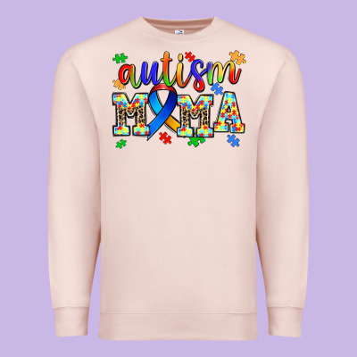 Autism Mama Premium Sweatshirt Designed By Adodesignshop