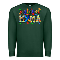 Sports Green autism mama Premium Sweatshirt - AdoDesignShop