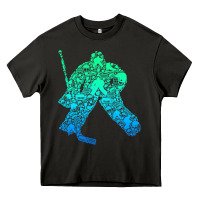 Asphalt Ice Hockey Goalie Hockey Player Youth Men Kids Boys Heavy Core Tee - longCreatives