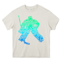 Cream Ice Hockey Goalie Hockey Player Youth Men Kids Boys Heavy Core Tee - longCreatives