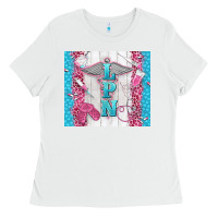 White lpn tumbler tbs Ladies Tee - TumblerDesignByShophia