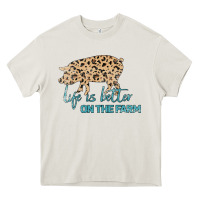 Cream Life is Better on the Farm Heavy Core Tee - Bettercallsaul