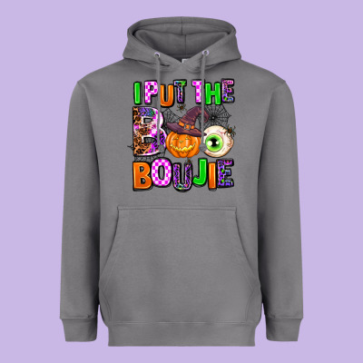 Hallowen Boo Heavyweight Hoodie Designed By Adodesignshop