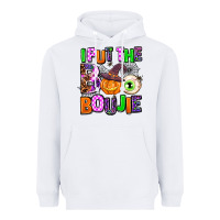White Hallowen Boo Heavyweight Hoodie - AdoDesignShop