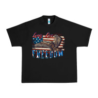 Black Long live freedom 4th of july Urban Heavy Tee - CowGirlArtShop