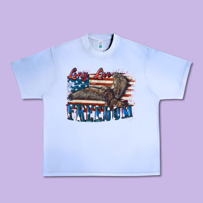 Long Live Freedom 4th Of July Urban Heavy Tee Designed By Cowgirlartshop