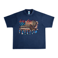 Navy Long live freedom 4th of july Urban Heavy Tee - CowGirlArtShop