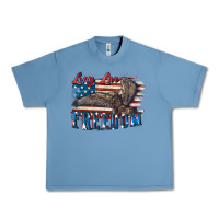 Pebble Blue Long live freedom 4th of july Urban Heavy Tee - CowGirlArtShop