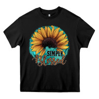 Black Simply Blessed Heavy Core Tee - JahusDesignShop