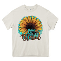 Cream Simply Blessed Heavy Core Tee - JahusDesignShop