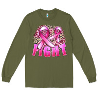 Army Green fight cancer Long Sleeve Tee - FaDigitalArtStudio