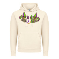 Vintage Artic skeleton hands mardi gras Vintage Hoodie - OliviaCreatesArt