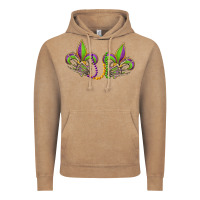 Vintage Coffee skeleton hands mardi gras Vintage Hoodie - OliviaCreatesArt
