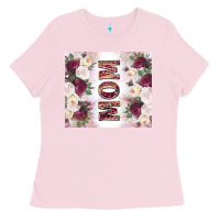 Bubblegum Pink mother’s day mom flowers tumbler tbs Ladies Tee - TumblerDesignByShophia