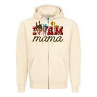 Sandshell farm mama with pigs Zipper Hoodie - Artiststas