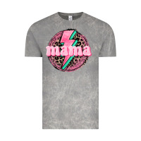 Cloud Rock Mama leopard background Mother's Day Vintage Tee - CowGirlArtShop