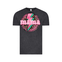 Vintage Black Mama leopard background Mother's Day Vintage Tee - CowGirlArtShop