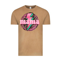 Vintage Camel Mama leopard background Mother's Day Vintage Tee - CowGirlArtShop