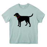 Arona Labrador Retriever Fetch, Black Lab Play Ball Heavy Core Tee - longCreatives