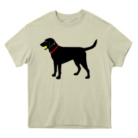 Mossy Labrador Retriever Fetch, Black Lab Play Ball Heavy Core Tee - longCreatives