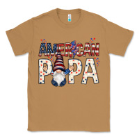 Toasted Coconut American papa with gnome 4th of july Classic Tee - HowdyJamesFarm