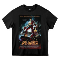 Black Army Of Darkness Movie Poster Classic Heavy Core Tee - longCreatives