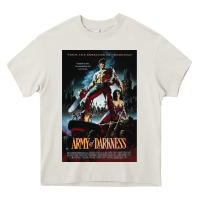 Cream Army Of Darkness Movie Poster Classic Heavy Core Tee - longCreatives