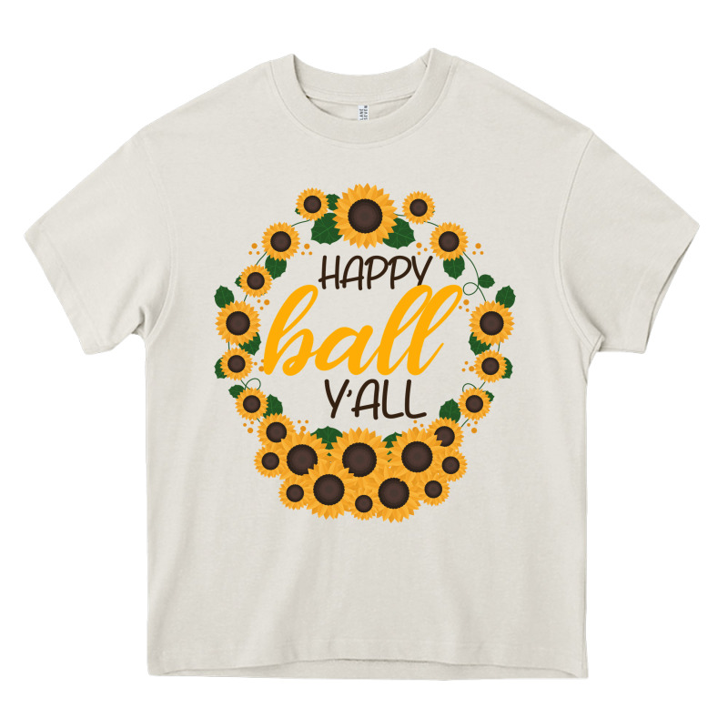 Happy Fall Sunflowers Heavy Core Tee by Bettercallsaul | Teevron