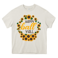 Cream Happy Fall Sunflowers Heavy Core Tee - Bettercallsaul