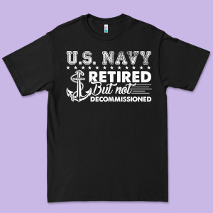 Us Navy Retired Shirt Premium Tee Designed By Longcreatives
