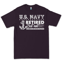 Plum US Navy Retired Shirt Premium Tee - longCreatives
