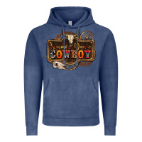 Vintage Denim simmer down cowboy olivia Vintage Hoodie - OliviaCreatesArt